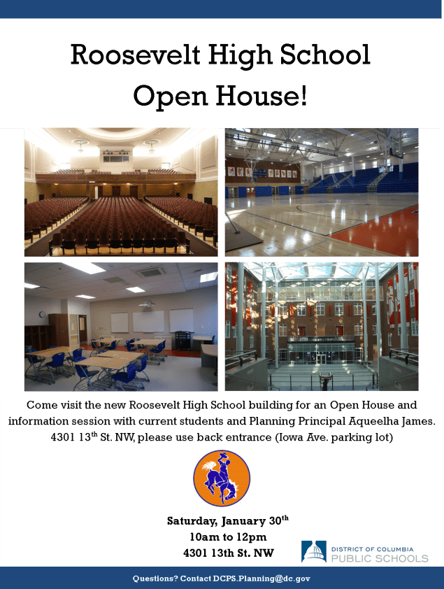 Roosevelt Open House English