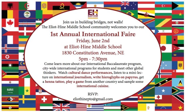 Eliot-Hine MS 2017 International Faire Flyer