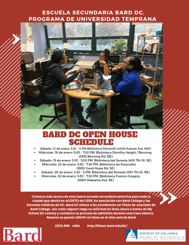 spa bard dc open house_ jan, feb 2019